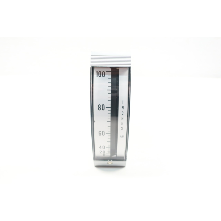 Essential Equipment P244074 Pressure Indicator Panel Meter 0-100in-h2o