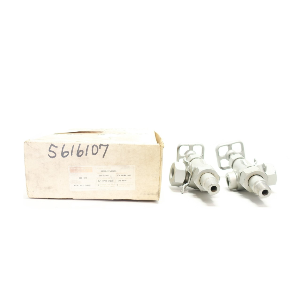 Eugene Ernst EEP 205 64939-000 1/2in 3/4in Npt Gage Valve Set