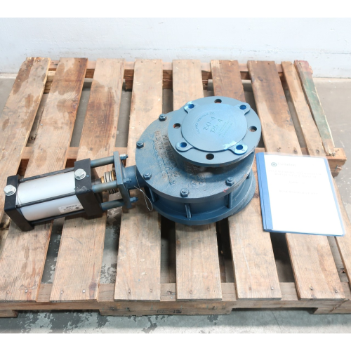 Everlasting Valve BA02 Pneumatic Iron Flanged Bulk Material Valve 4in