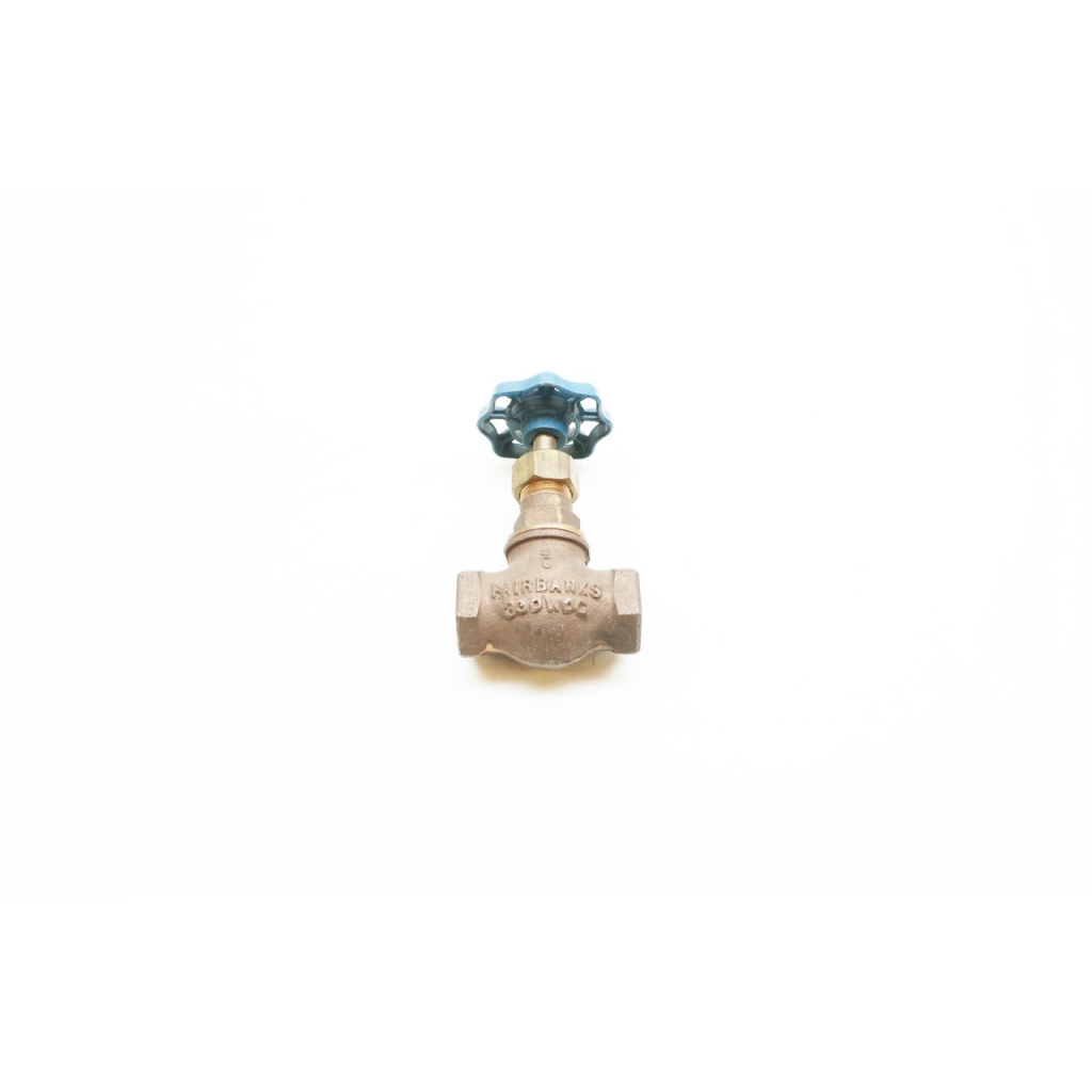 Fairbanks 045 Globe Valve Manual Bronze Threaded 3/8in Npt