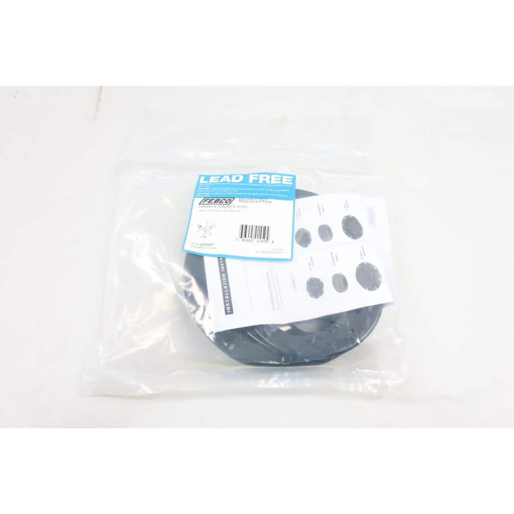 Febco 905067 Relief Valve Rubber Parts Repair Kit