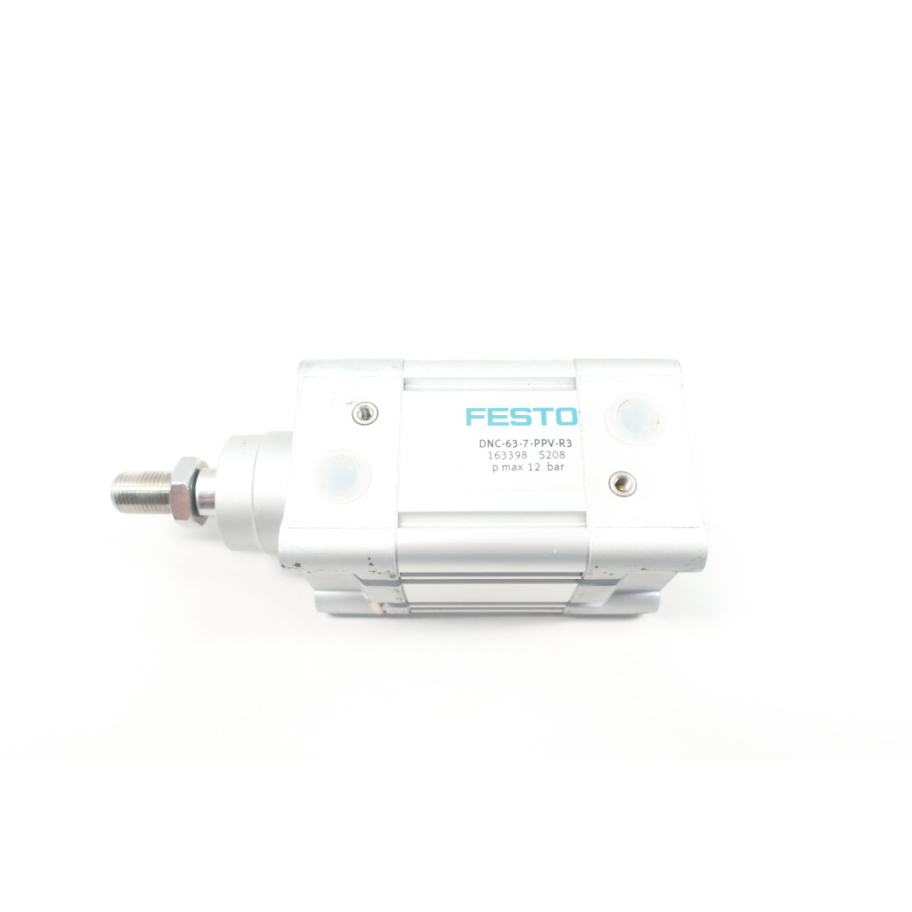 Festo DNC-63-7-PPV-R3 Double Acting Pneumatic Cylinder 63mm 7mm 3/8in 12bar
