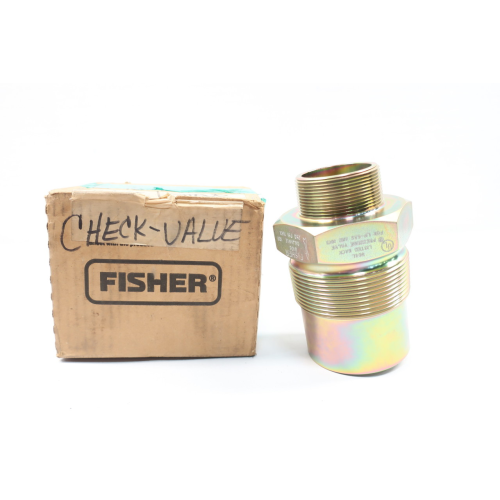 Fisher G106 3x2in Npt 250psi Back Check Valve Steel