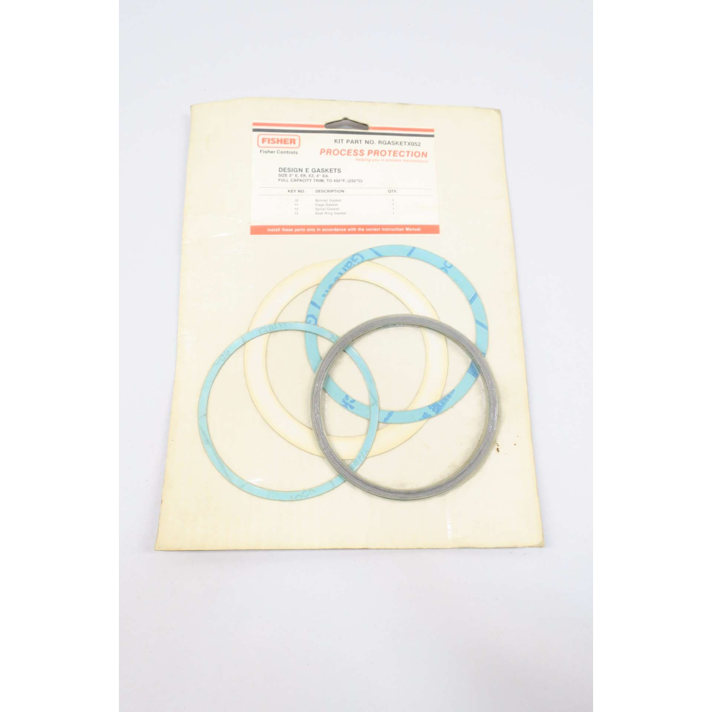 Fisher RGASKETX052 Valve Gasket Kit 3in E Er Ez