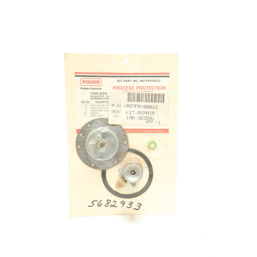 Fisher R67FRX00012 Regulator Rebuild Kit