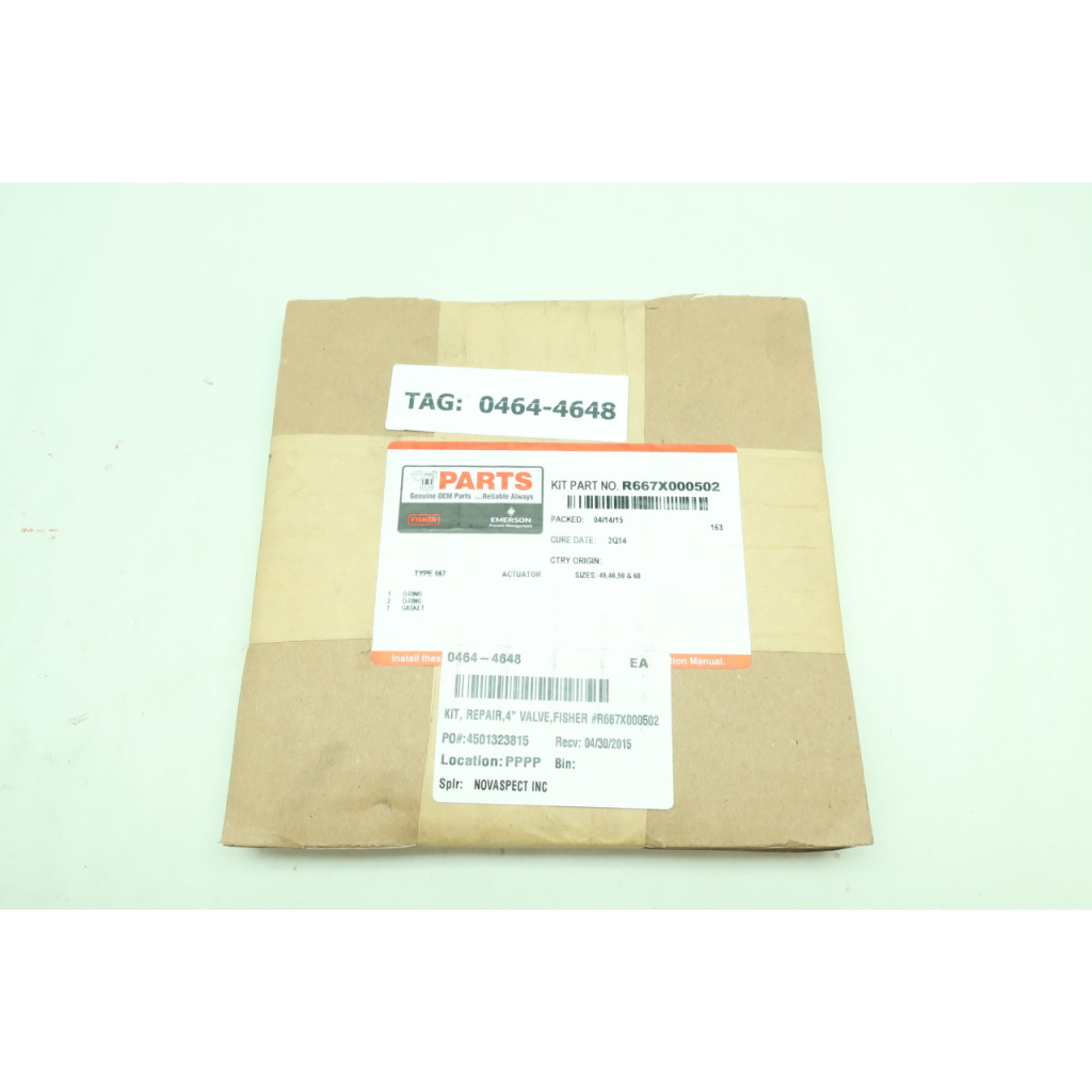 Fisher R667X000502 Type 667 Valve Actuator Repair Kit