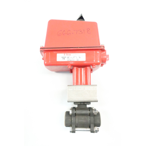 Flow-tek 8004 Pneumatic 1000 Steel 3/4in Npt Ball Valve