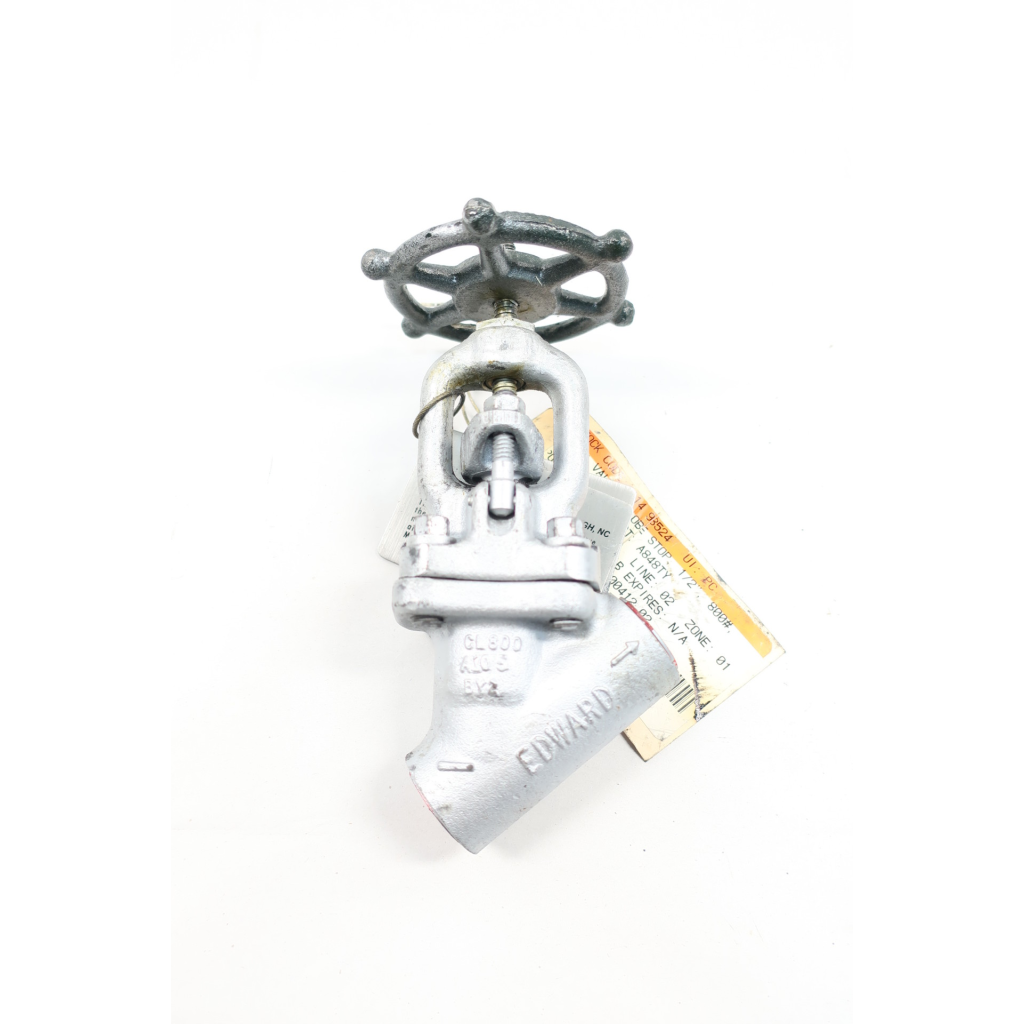 Flowserve A848TY Manual Steel Socket Weld Globe Valve 1/2in 800