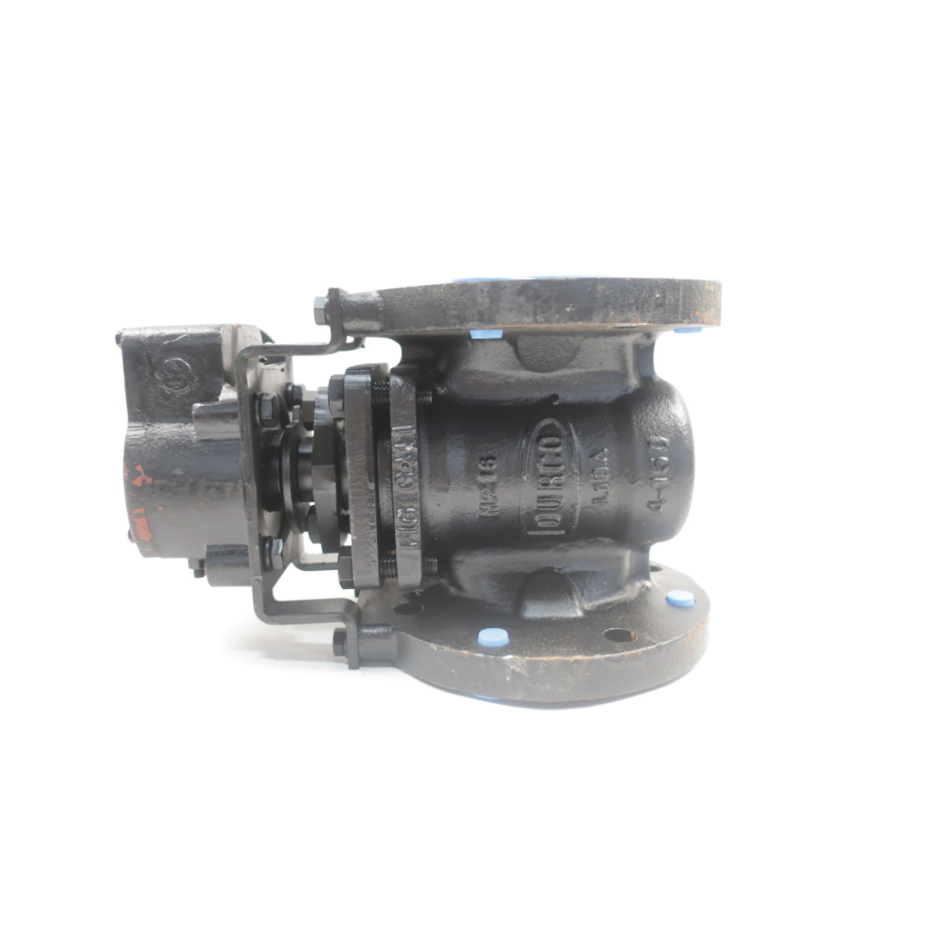 Flowserve 4-G4-11CD1DT1M33AQ-CM2083 150 Iron Flanged 4in Plug Valve