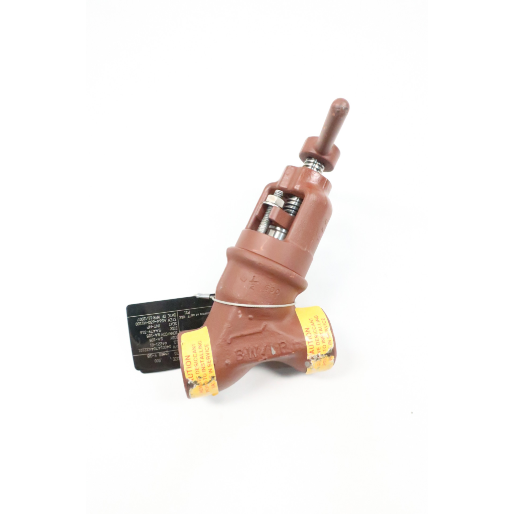 Flowserve 600Y-GB Manual Steel Socket Weld Globe Valve 1/2in 600