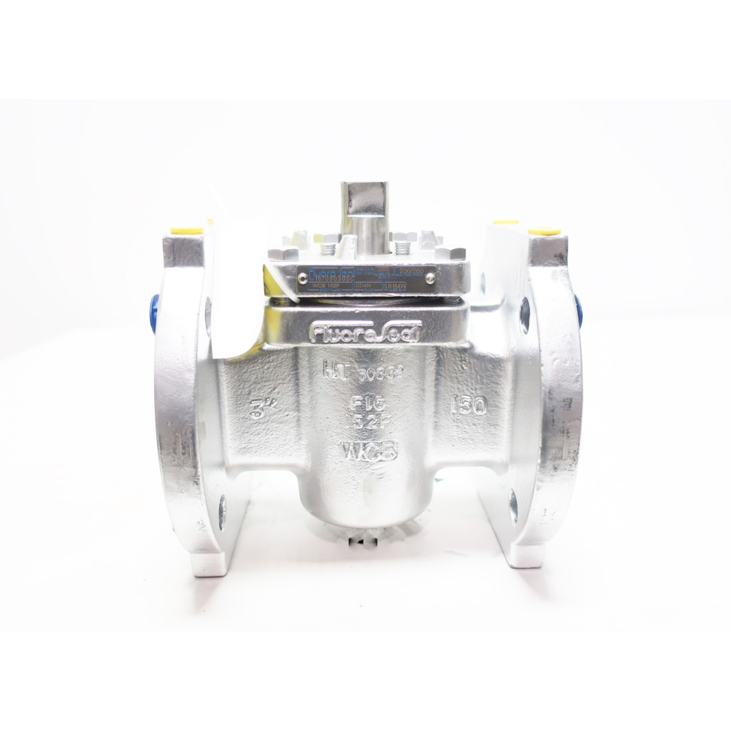 Fluoroseal Wcb 152f Cd4n Uhmw 150 Steel Flanged 3in Plug Valve