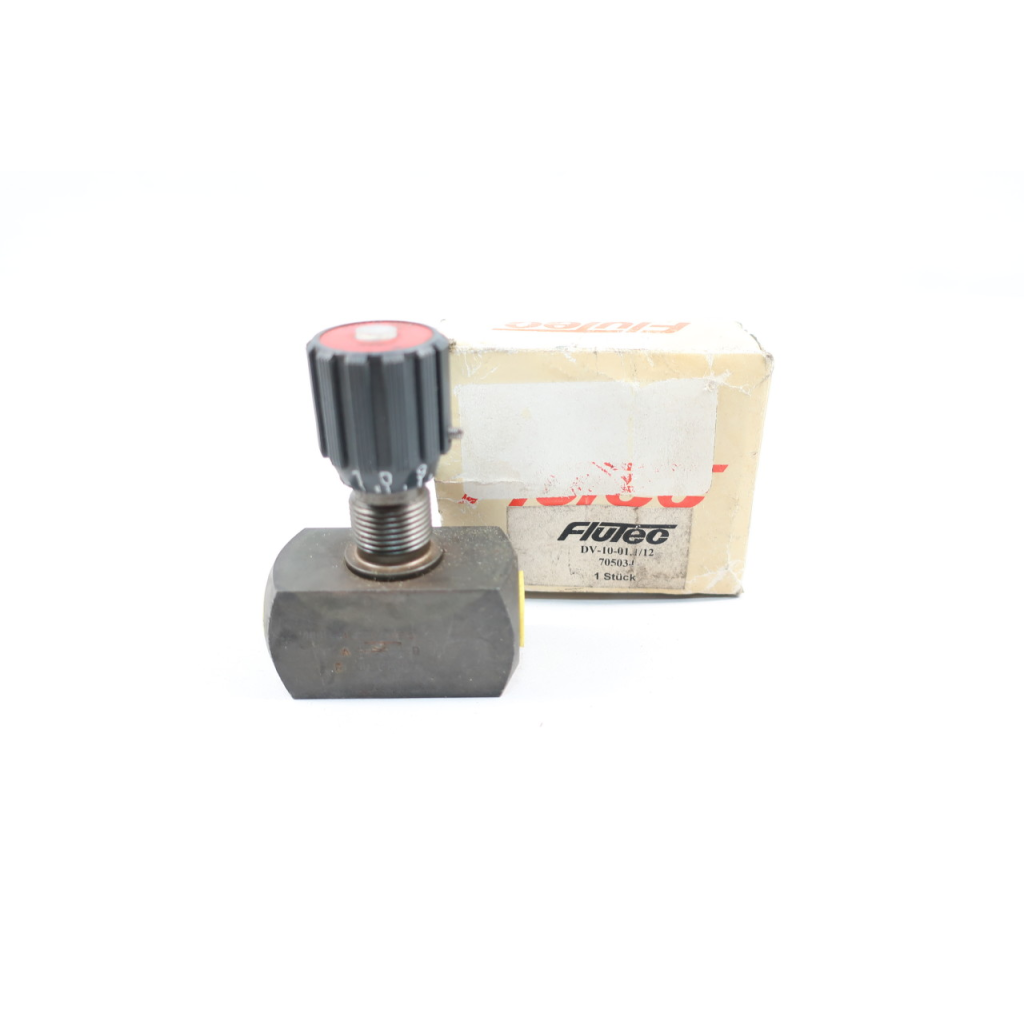 Flutec DV-10-01.1/12 Flow Control Valve 5000psi 3/8in Npt