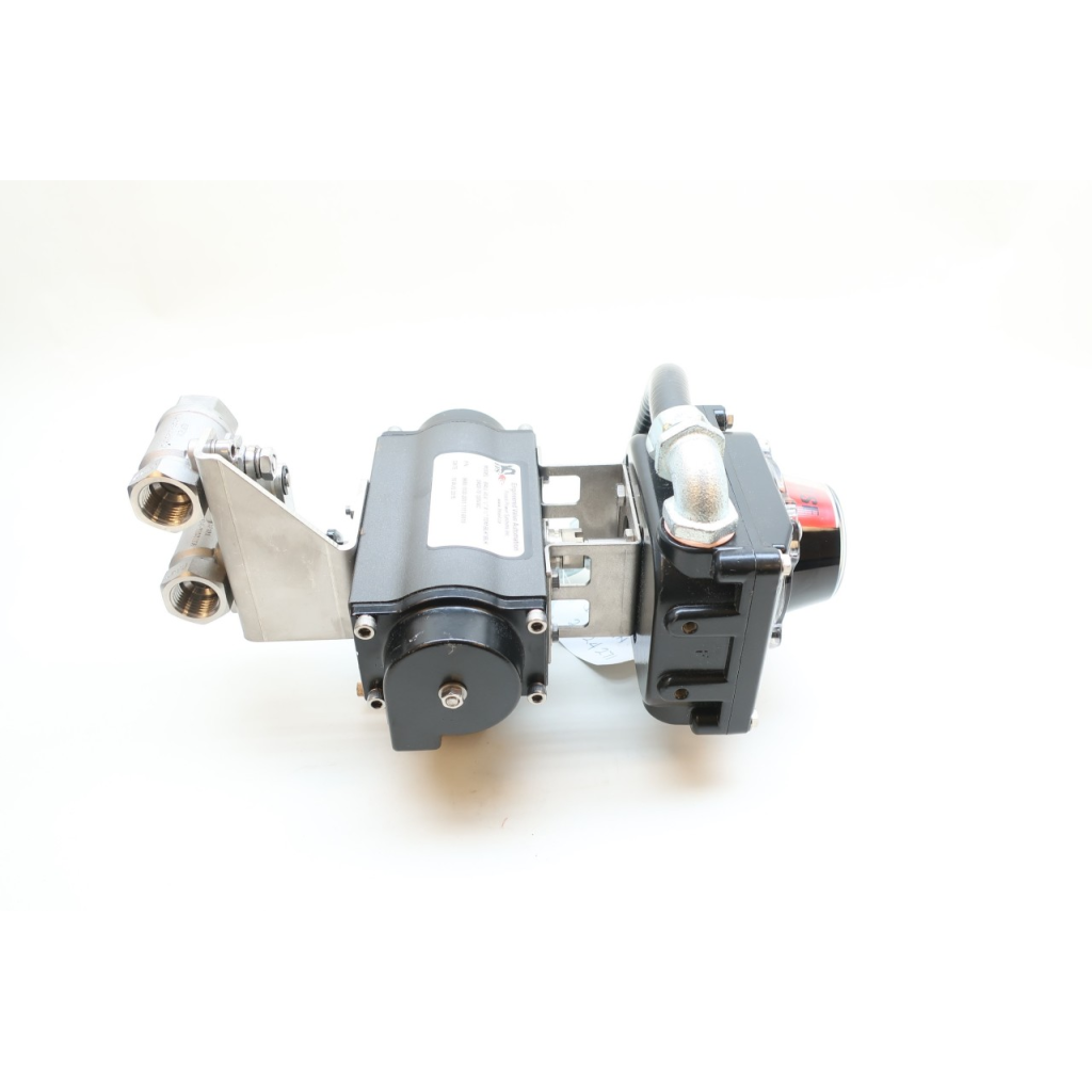 Fps 9650-1030-2001-1111-0010 Dual Ball Valve Pneumatic Ss Threaded 1/2in Npt