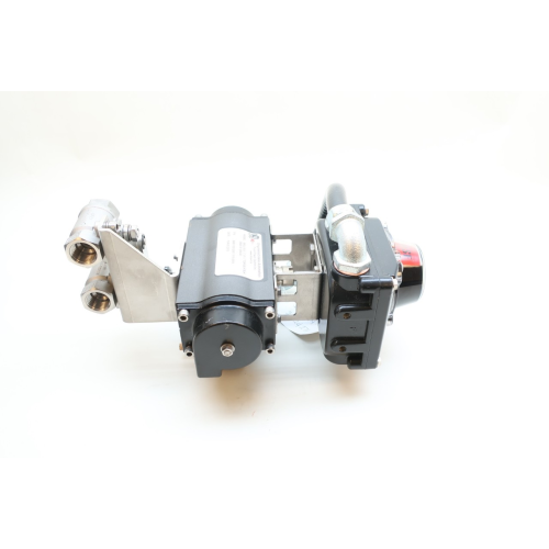 Fps 9650-1030-2001-1111-0010 Dual Ball Valve Pneumatic Ss Threaded 1/2in Npt