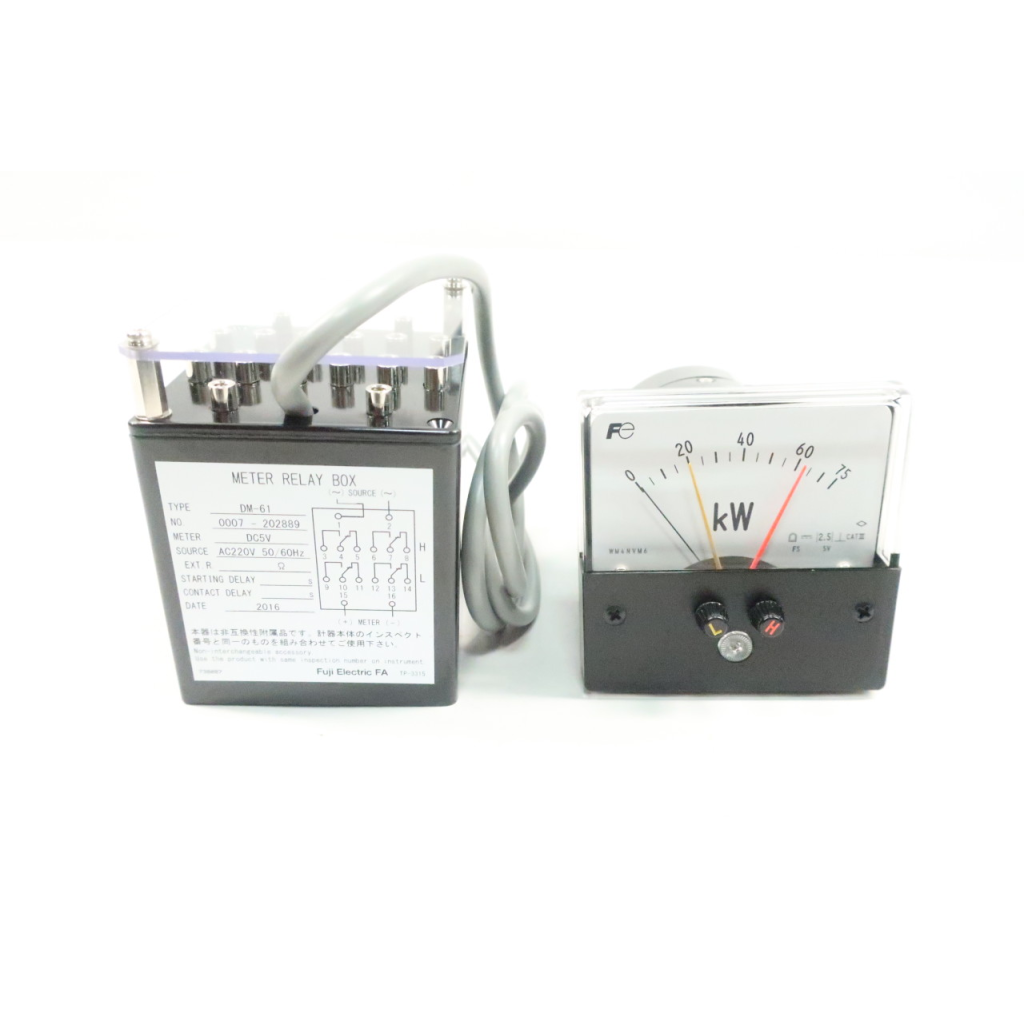 Fuji DM-61 Power Panel Meter 0-75kw
