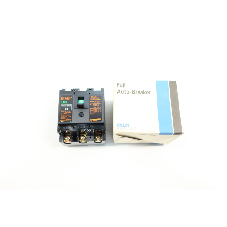 Fuji EA33 BB3AEA-003 Molded Case Circuit Breaker 3p 3a 460v-ac