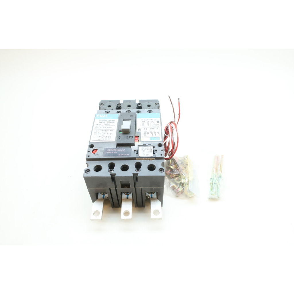 Fuji Electric BU3CLC-020L1W Molded Case Circuit Breaker 3p 30a Amp 600v-ac