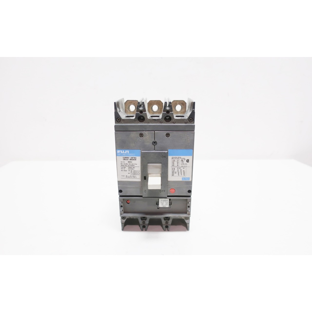 Fuji Electric BU3KLC Molded Case Circuit Breaker 3p 400a Amp 600v-ac