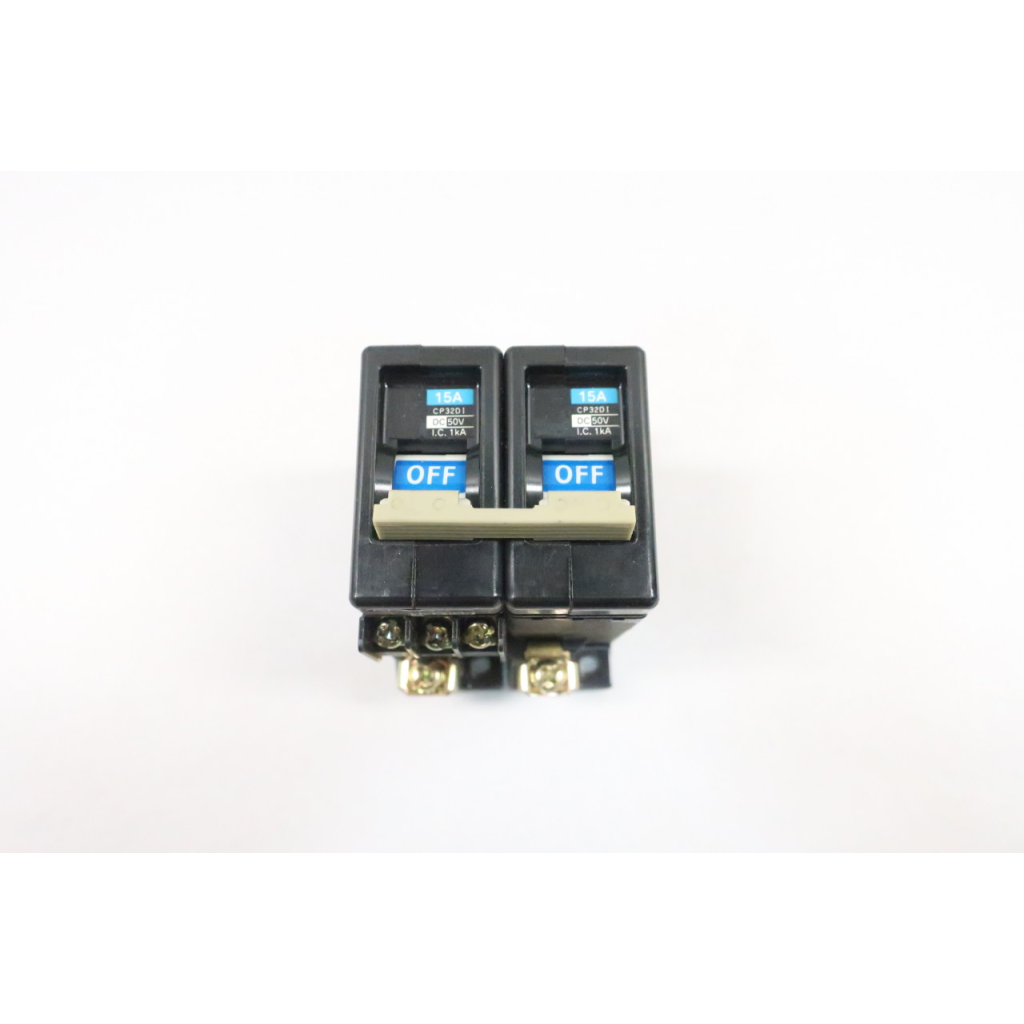 Fuji Electric CP32DI Circuit Breaker/protector 15a Amp 2p 50v-dc