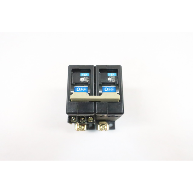 Fuji Electric CP32DI Circuit Breaker/protector 15a Amp 2p 50v-dc