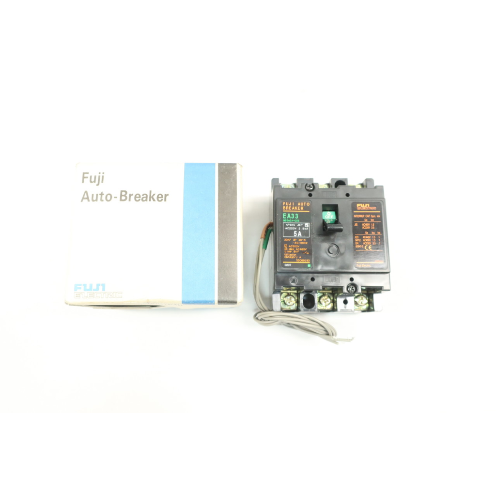 Fuji Electric EA33 BB3AEA-005 Auto-breaker 3p 5a 220v-ac