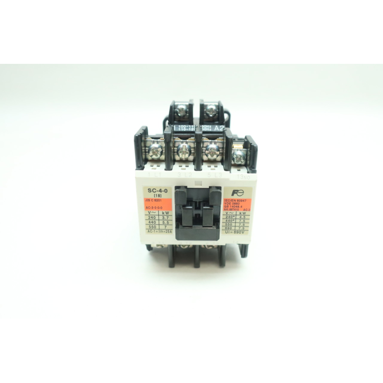 Fuji Electric SC-4-0 4NC0Q0110 Magnetic Contactor 110-120v-ac 25a 7-1/2hp