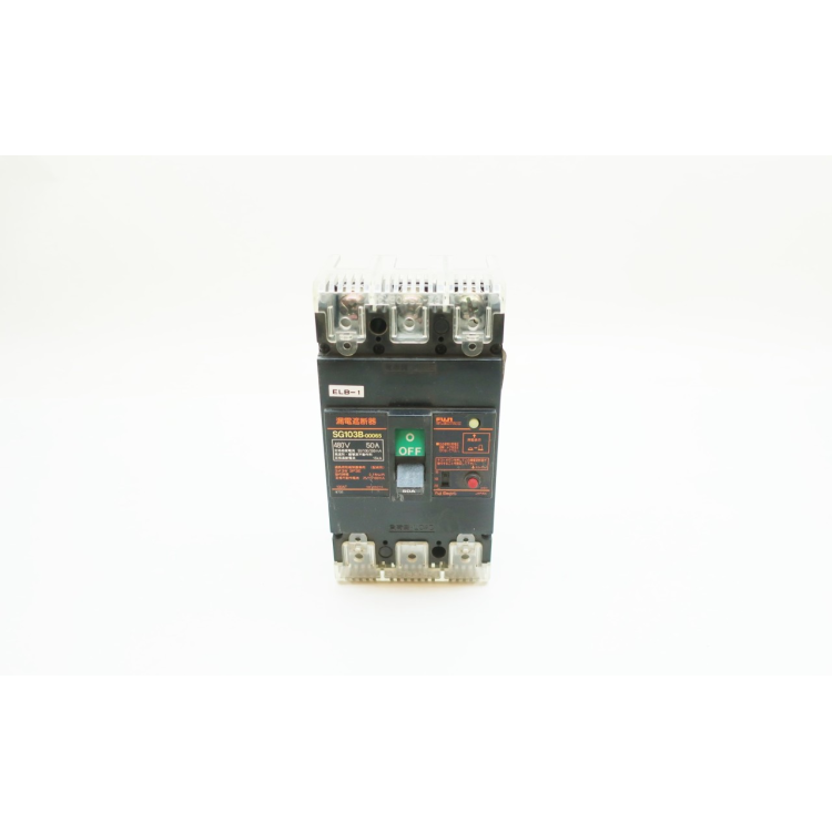 Fuji Electric SG103B-00065 Molded Case Circuit Breaker 3p 50a Amp 480v