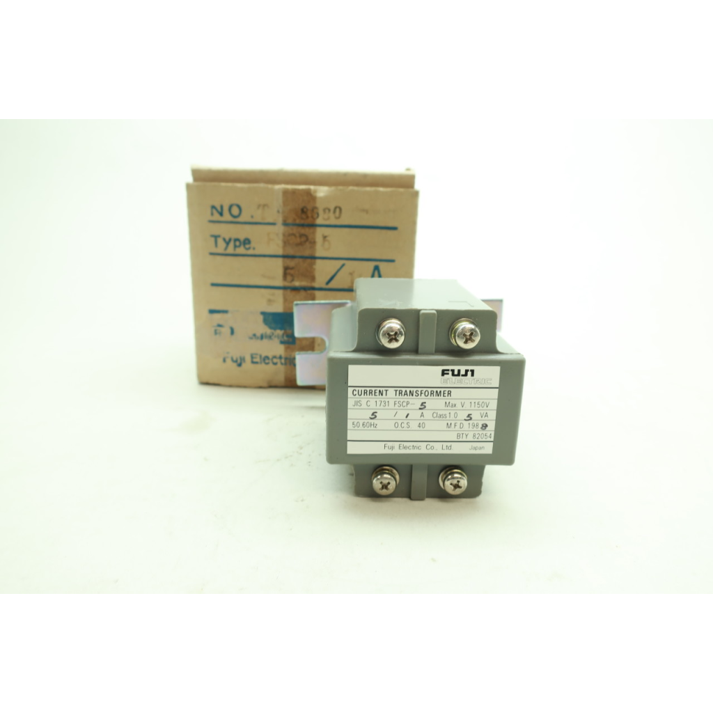 Fuji JIS C1731 FSCP-5 Current Transformer 5/1a