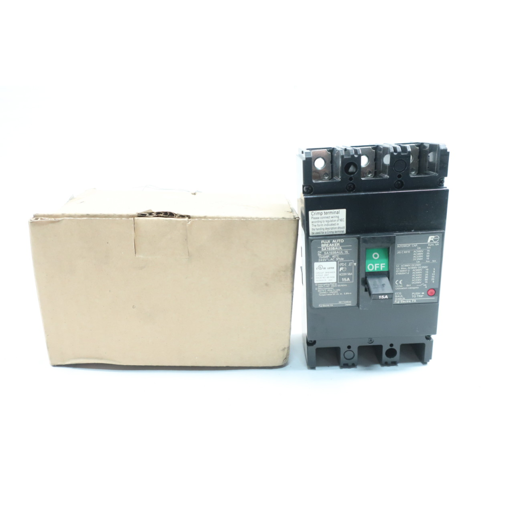 Fuji SA102BAUL Molded Case Circuit Breaker 2p 20a 240v-ac