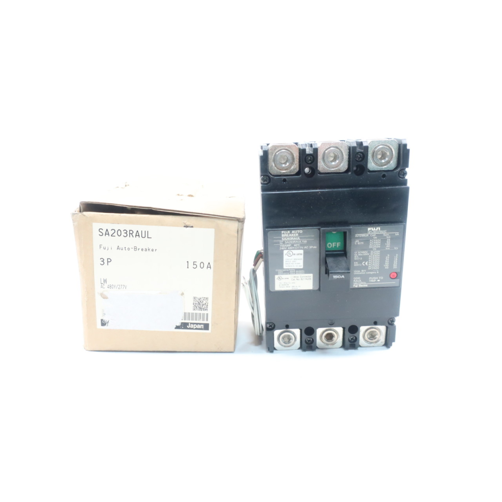 Fuji SA203RAUL Molded Case Circuit Breaker 3p 150a Amp 240/480v-ac