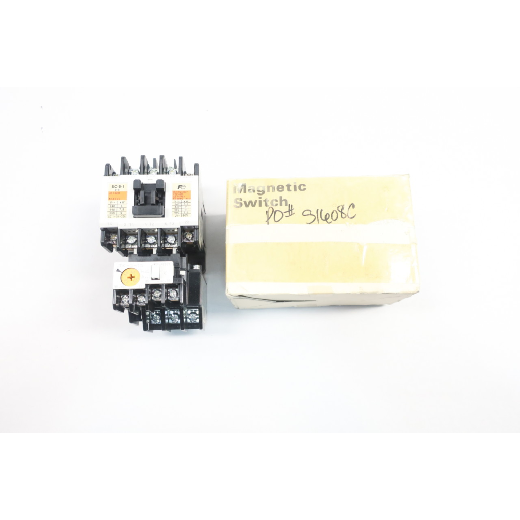 Fuji SW-5-1/2E 4NW0H0AM11K Full Voltage Starter 110-120v-ac 10hp