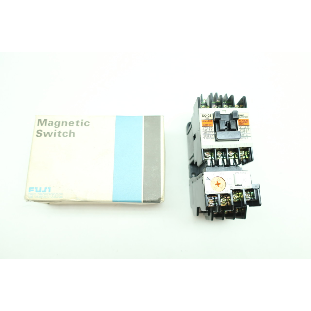 Fuji SW-03/3H 4NW0A0AC10K Full Voltage Starter 100-110v-ac 5hp