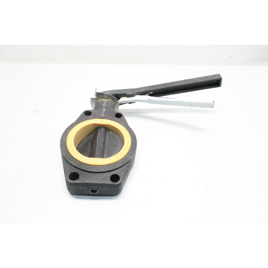 Garlock Manual Flanged 4in Butterfly Valve