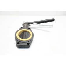 Garlock Manual Flanged 4in Butterfly Valve