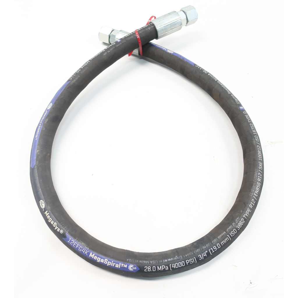 Gates 12EFG4K Megasys Megaspiral Hydraulic Hose 3/4in 52in Jic-12