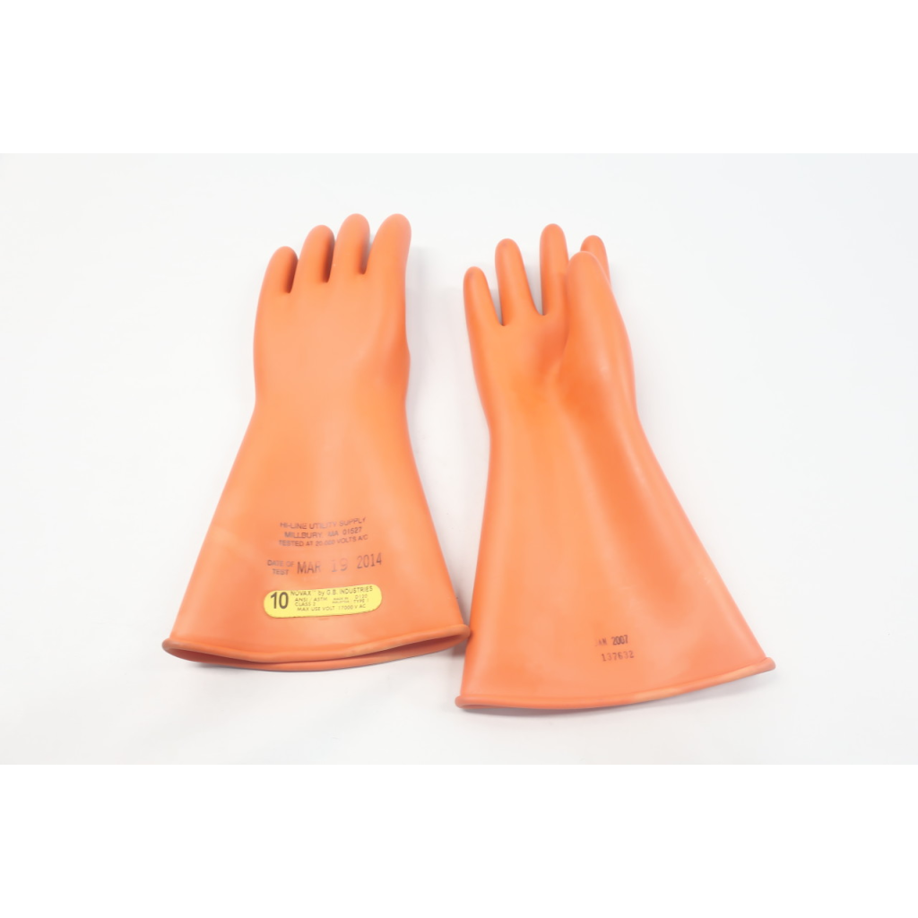 Gb Novax Size 10 Class 2 Orange Lineman Glove