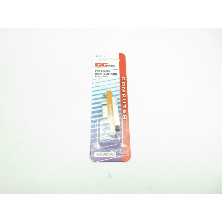 Gc Electronics 45-2512 Db-25 To Db-9 Port Adapter Connector