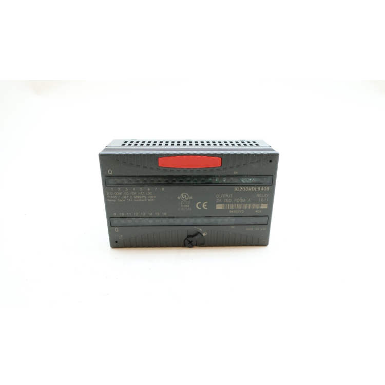 Ge Fanuc IC200MDL940B Output Relay Isolated 16pt 2a Amp