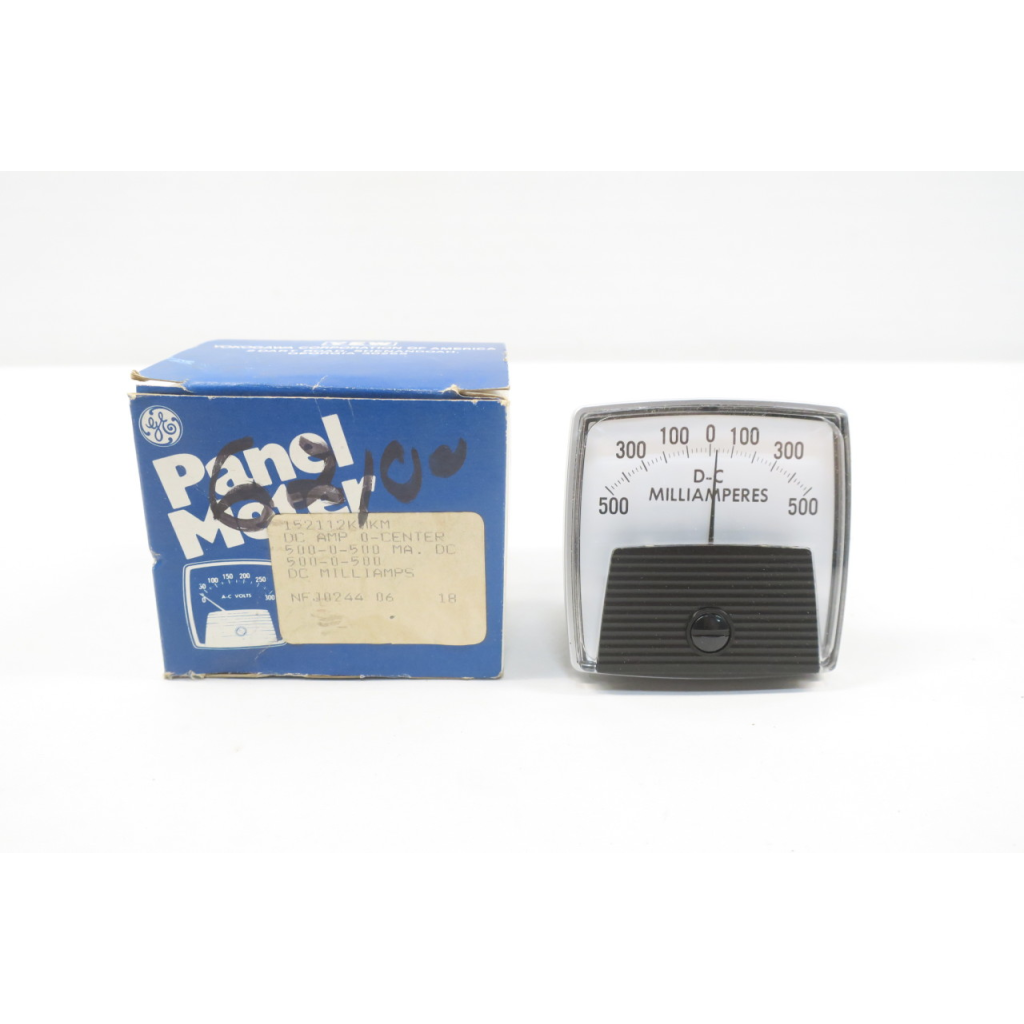 Ge Yokogawa 152112KMKM 500-0-500ma Dc Panel Meter