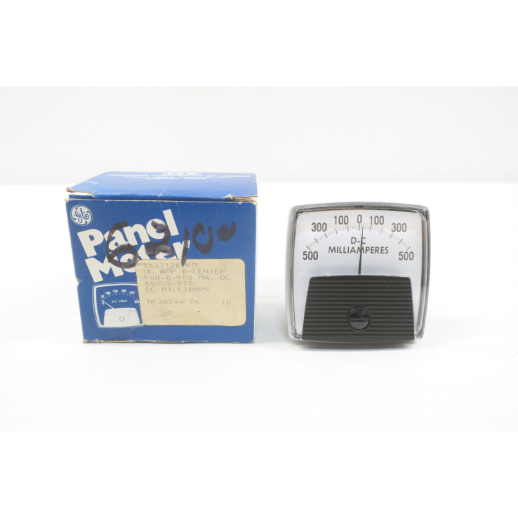 Ge Yokogawa 152112KMKM 500-0-500ma Dc Panel Meter