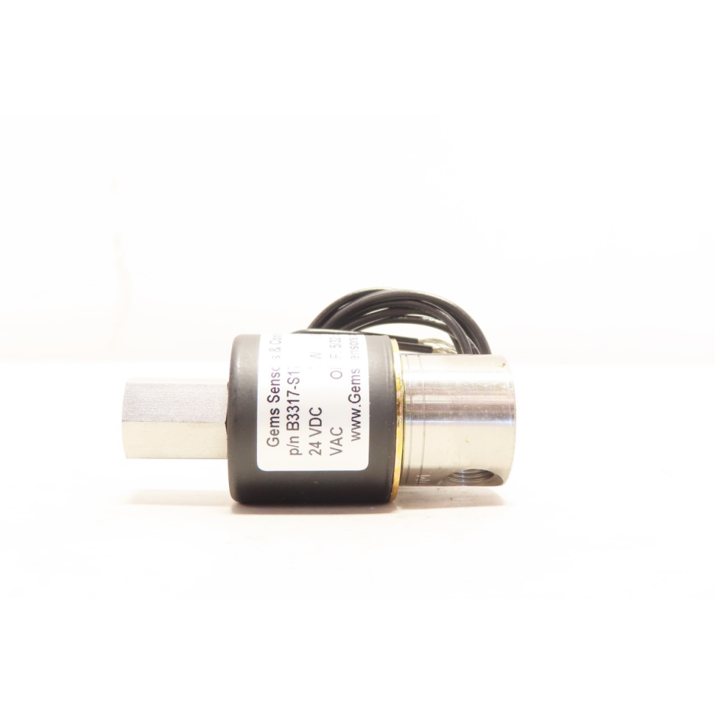 Gems B3317-S17 Solenoid Valve 24v-dc 1/8in Npt