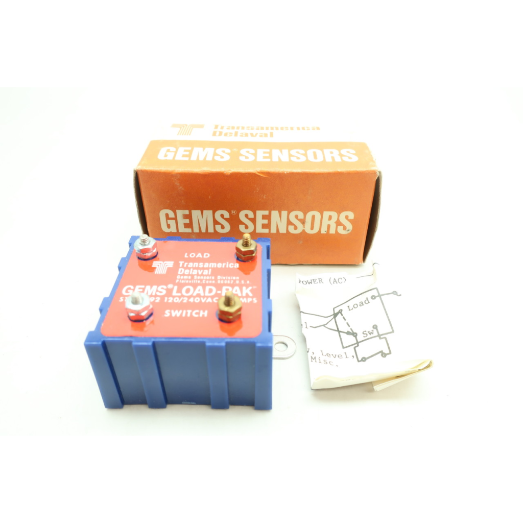 Gems ST-26392 Load-pak Relay 10a 120/240v-ac