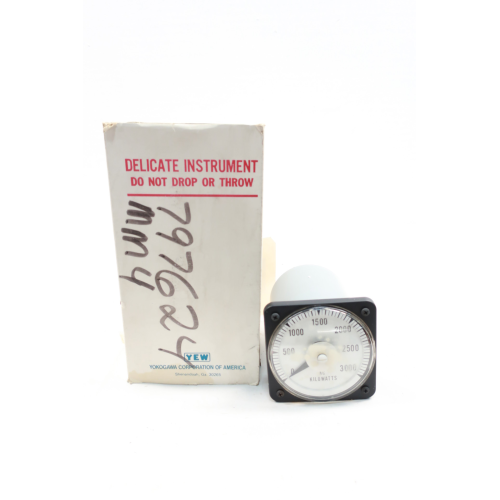 General Electric Ge AB40 Kilowatt Meter 0-3000kw