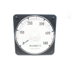 General Electric Ge 121221AMGG7EAA/UL Watt Meter 0-500mw