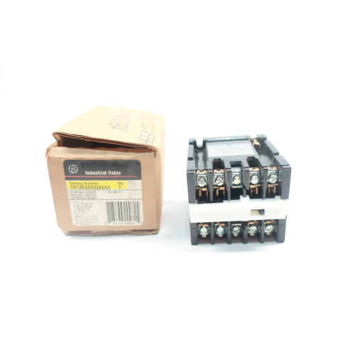 General Electric Ge CR120AD02242AA Industrial Relay 250v-dc General Electric Ge CR120AD02242AA Industrial Relay 250v-dc