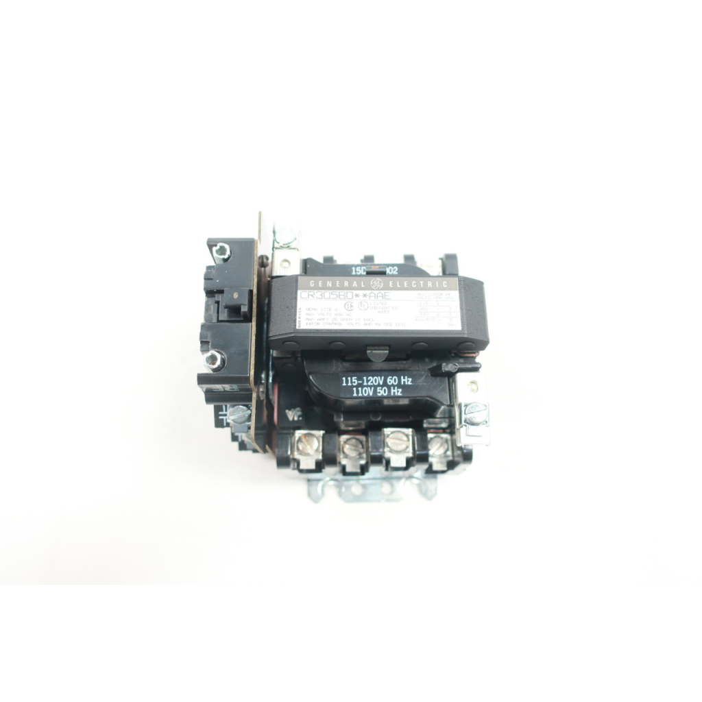 General Electric Ge CR305B002AAE Size 0 Contactor 115-120v-ac 5hp