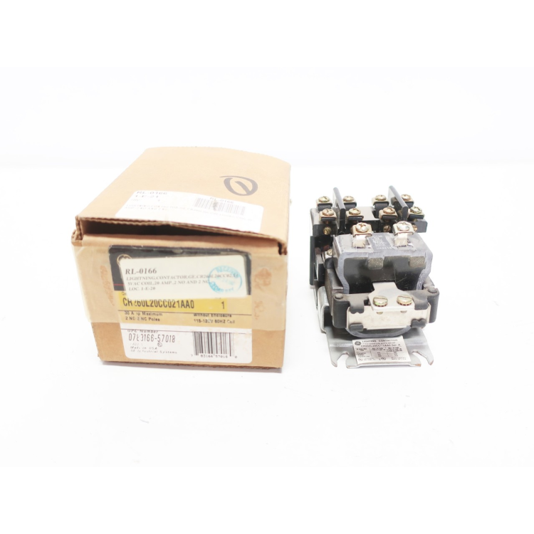 General Electric Ge CR260L20CC021AA0 120v-ac Lighting Contactor