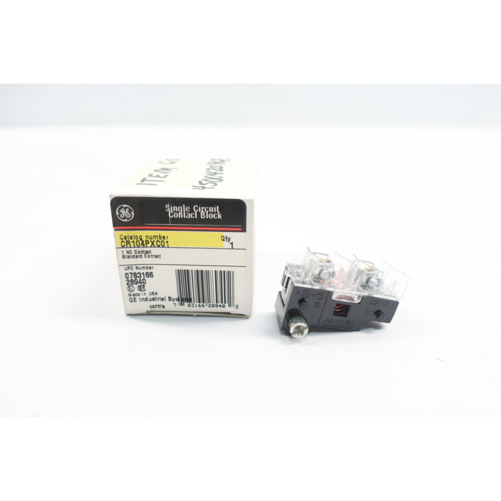 General Electric Ge CR104PXC01 Contact Block