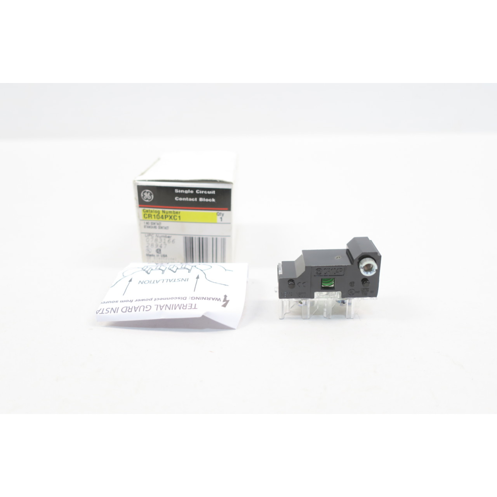 General Electric Ge CR104PXC01 Single Circuit Contact Block