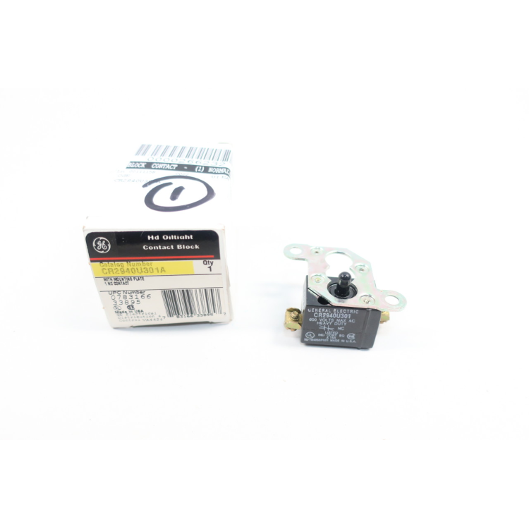 General Electric Ge CR2940U301A Contact Block